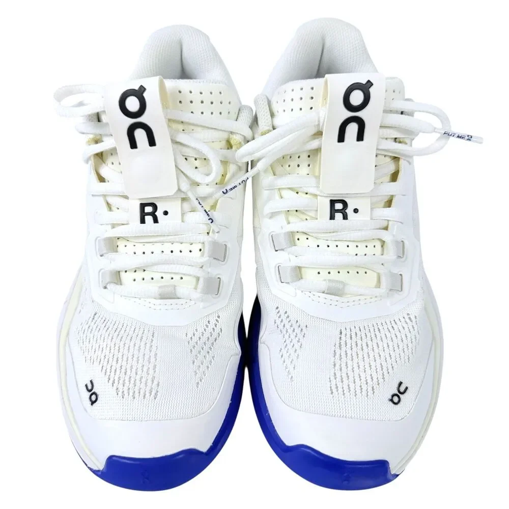 On THE ROGER Pro Women 8 White Cobalt Blue Professional Tennis Carbon Plate - Picture 3 of 10